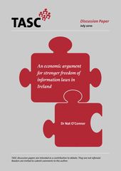 Publication cover - An Economic Argument for Stronger Freedom of Info