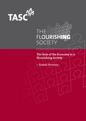 Publication cover - Flourishing Society -The Role of the Economy 