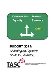 Publication cover - Choosing an Equitable Route to Recovery