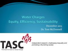 Publication cover - Water Charges Presentation (Dec 2013)