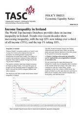 Publication cover - TASC Inequality Ireland brief