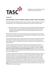 Publication cover - TASC Response to IBEC Tax Analysis