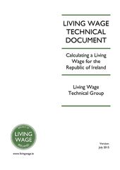 Publication cover - Living_Wage_Technical_Document_-_July_2015