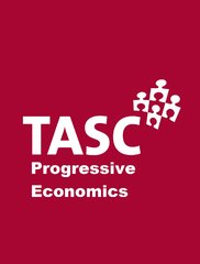 TASC white out of red PE logo