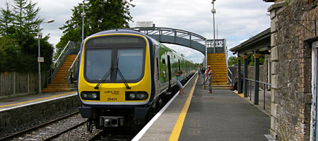 Train in station