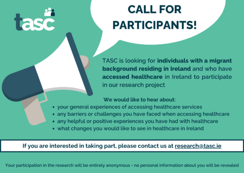 CALL FOR PARTICIPANTS!