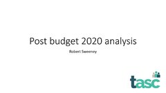 Post budget 2020 analysis