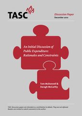 Publication cover - Public Expenditure: Rationales and Constraints