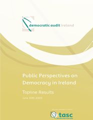Publication cover - Democratic Audit Ireland Survey