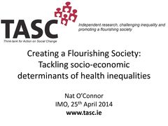Publication cover - Nat O'Connor IMO Economic Equality