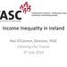 Publication cover - TASC Income Inequality in Ireland COF July 2014