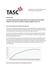 Publication cover - TASC response to Irish Tax Institute analysis on income tax