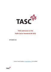 Publication cover - TASC_Submission_PSSBillFINAL