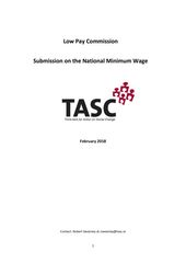 Publication cover - TASC low pay submission 2018